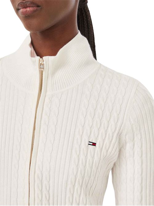 Cardigan con zip lavorazione a trecce Tommy Jeans | DW0DW23355YBH